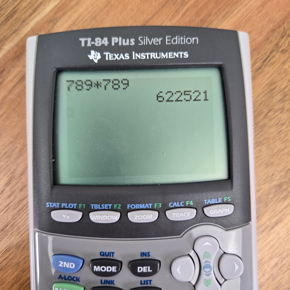 Texas Instruments TI-84 Plus Silver Edition Graphing Calculator Silver Gray Math - Picture 8 of 8